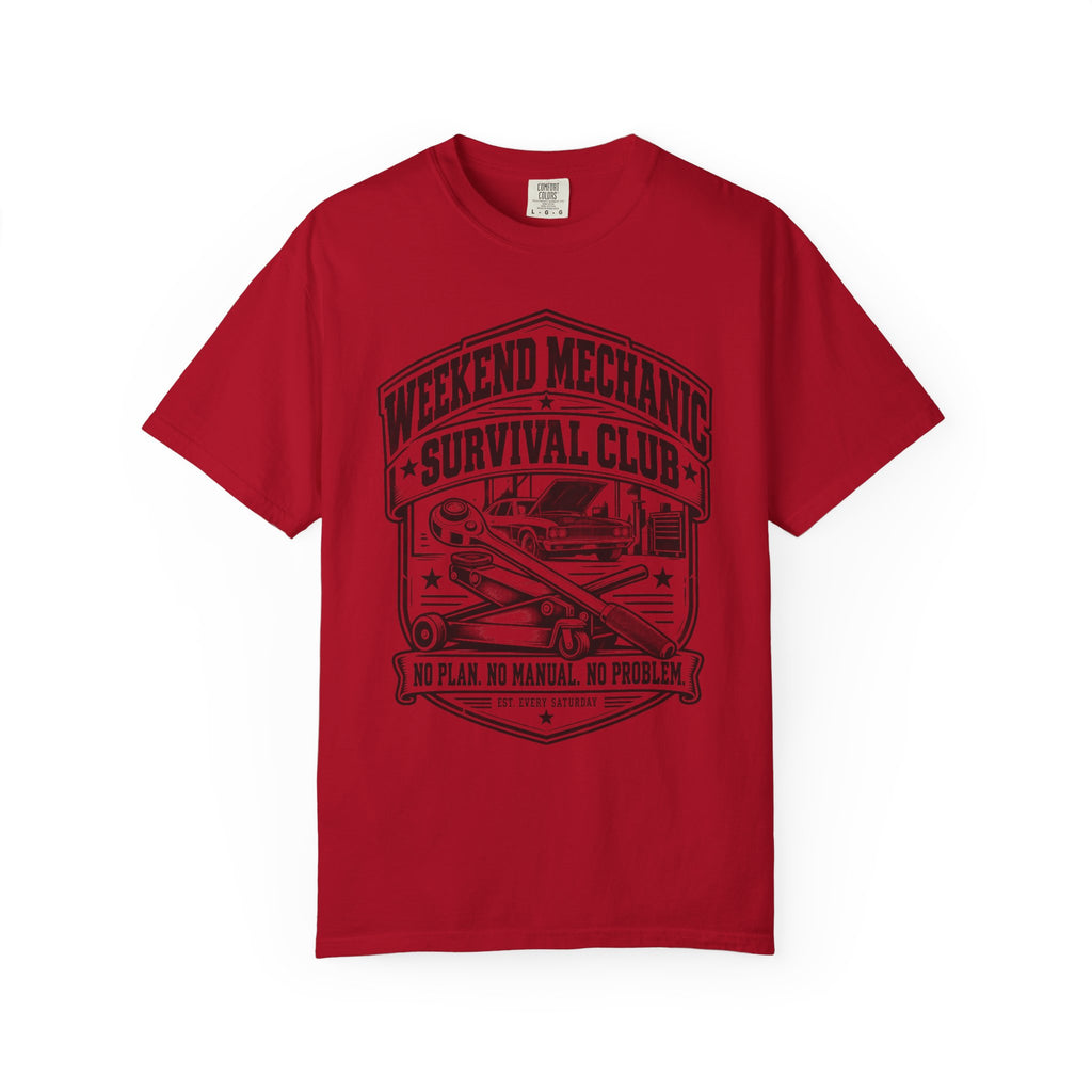 Weekend Mechanic Survival Club Car Culture T-Shirt