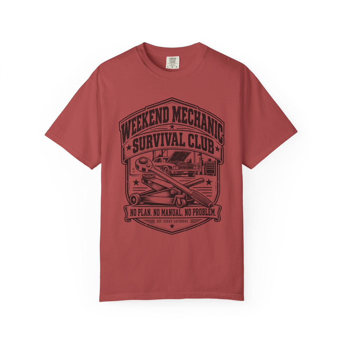 Weekend Mechanic Survival Club Car Culture T-Shirt