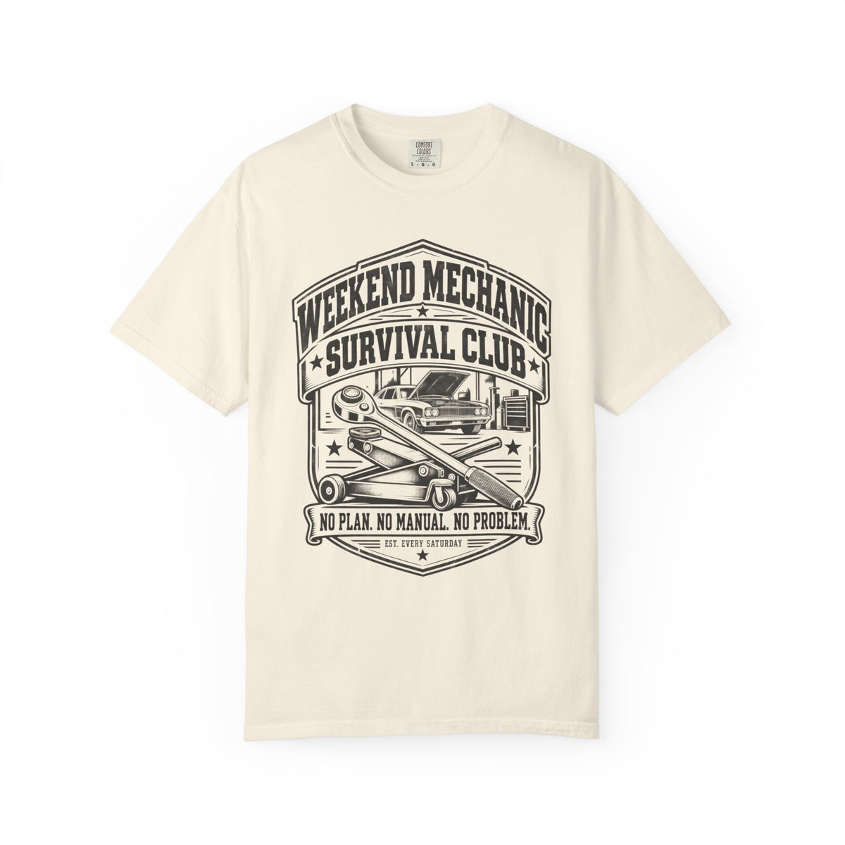 Weekend Mechanic Survival Club Car Culture T-Shirt
