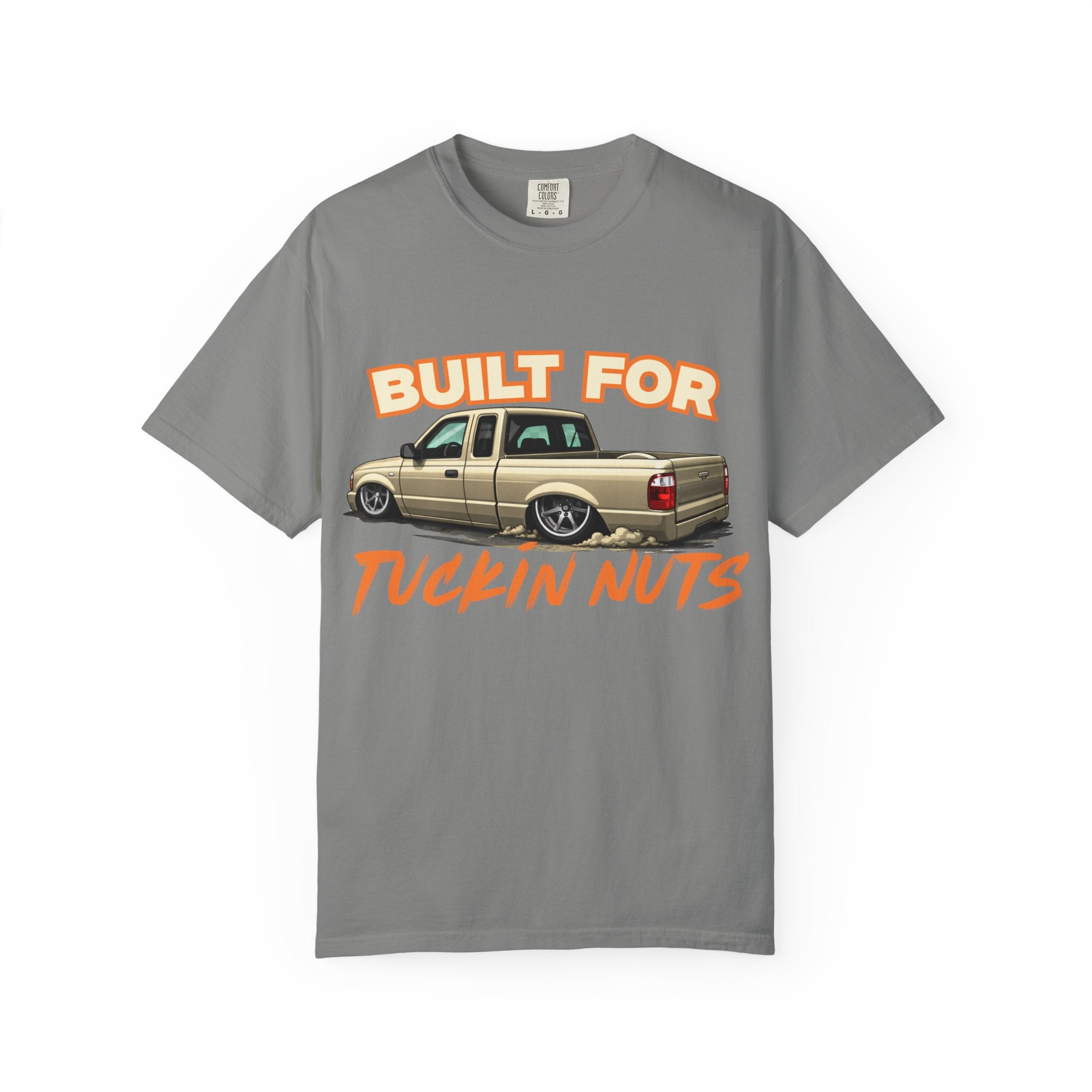 T-Shirt — "Built for Tuckin Nuts" Lowrider Truck Graphic Tee