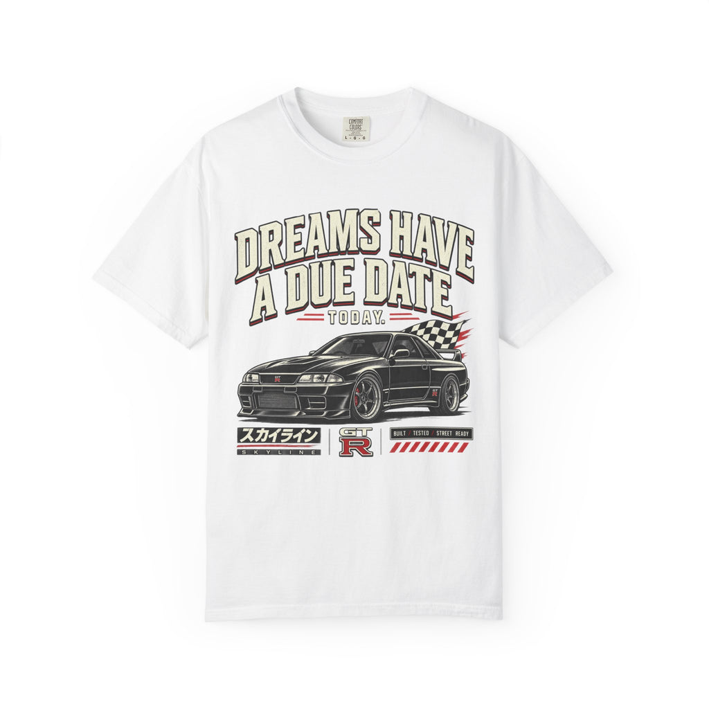 Dreams Have a Due Date - Racing T-Shirt