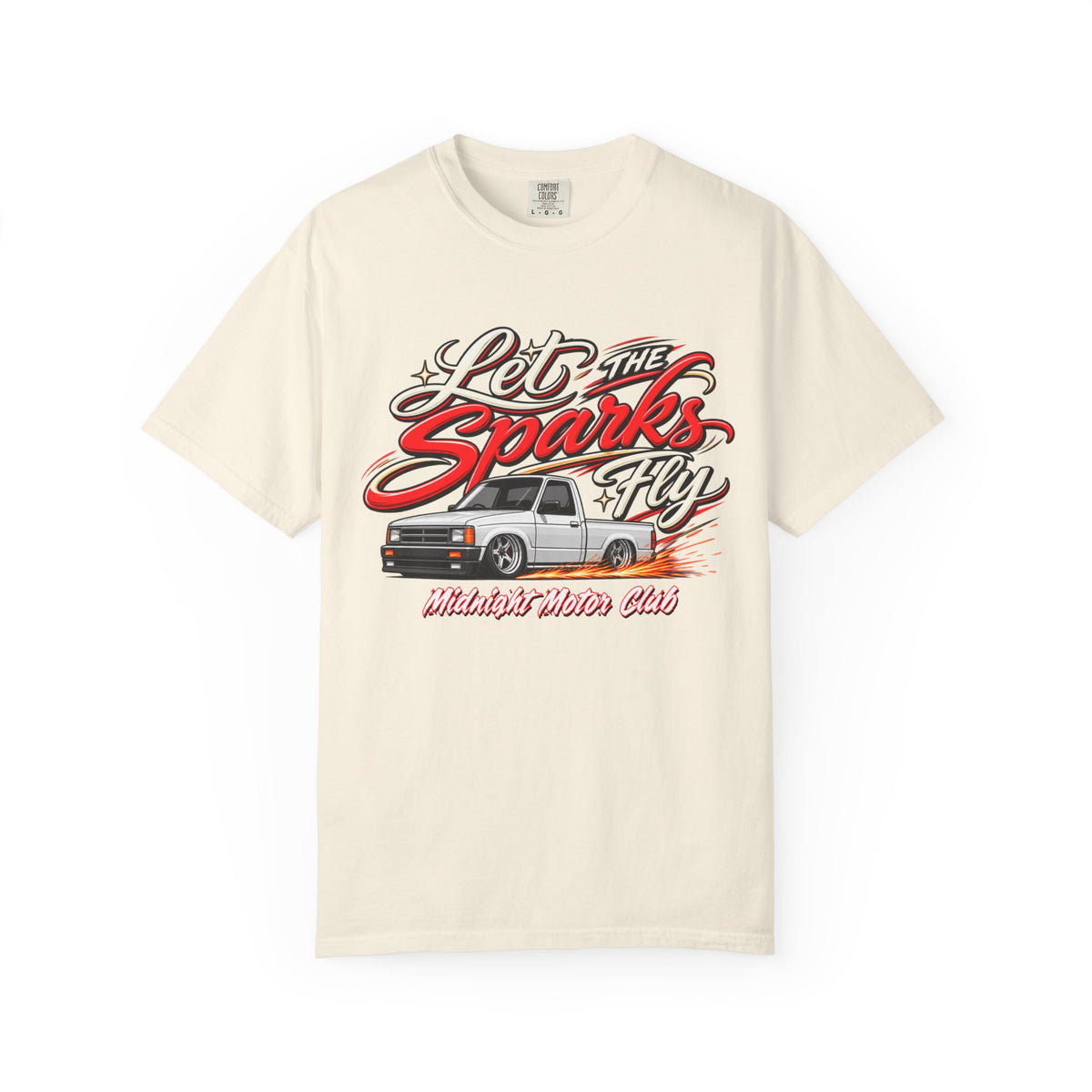 Let the Sparks Fly Truck Graphic T-Shirt —Vintage Streetwear