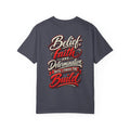 Motivational 'Belief Faith and Determination' T-Shirt
