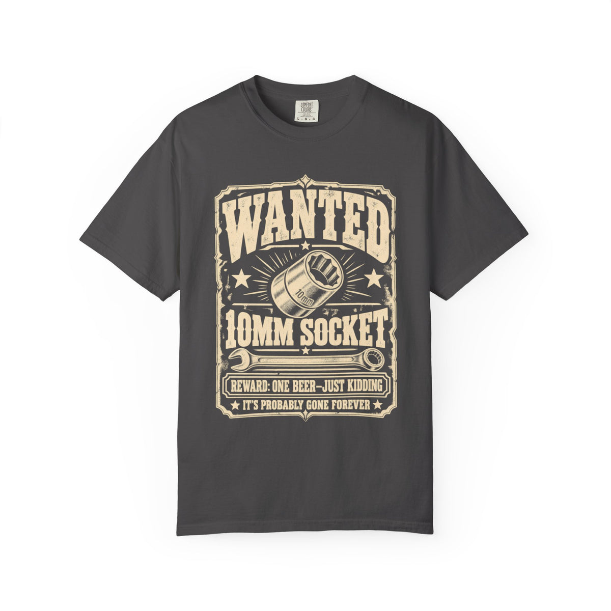 Wanted T-Shirt: 10mm Socket - Car Life Graphic Tee